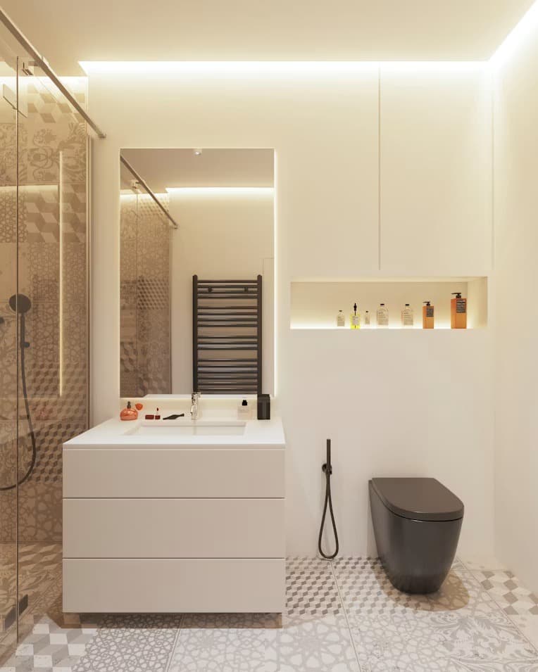 Baño reformado en Zaragoza