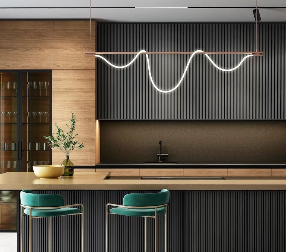 Cocina reformada en Zaragoza